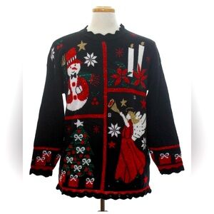 Vintage 90’s NutCracker Angel Ugly Christmas Sweater